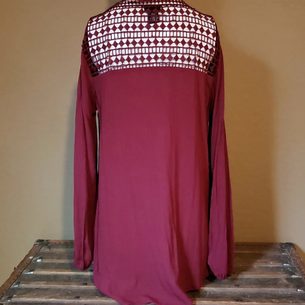 NWOT Maroon Rue 21 blouse (0053) 💥 - Picture 2 of 3